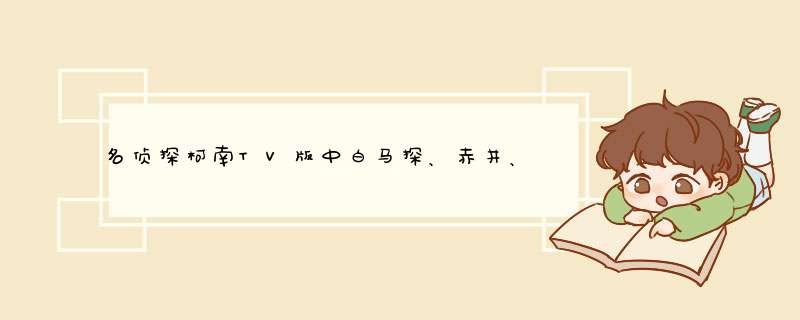 名侦探柯南TV版中白马探、赤井、佐藤美和子的出场集数,第1张